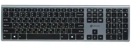 Клавиатура Oklick 890S, серый