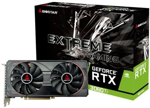 Видеокарта Biostar GeForce RTX 3060 TI 8 ГБ (VN3606TM82)