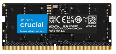 Оперативная память Crucial CT64G56C46S5 DDR5 SO-DIMM 64 ГБ 5600 МГц