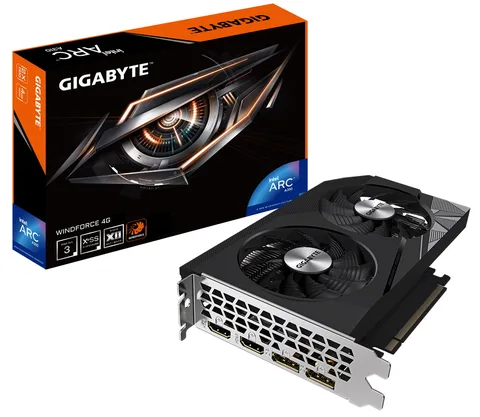 Видеокарта GIGABYTE ARC A310 WINDFORCE (GV-IA310WF2-4GD)