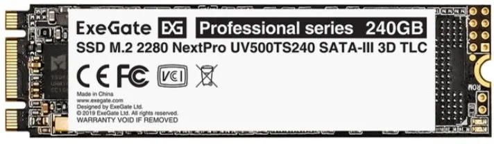 SSD Exegate NextPro UV500TS240 240 ГБ M.2 SATA