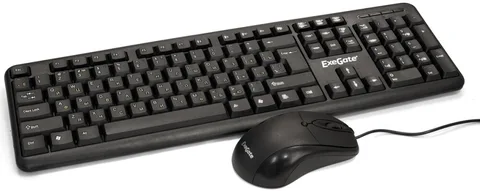 Клавиатура и мышь Exegate Professional Standard Combo MK120-OEM