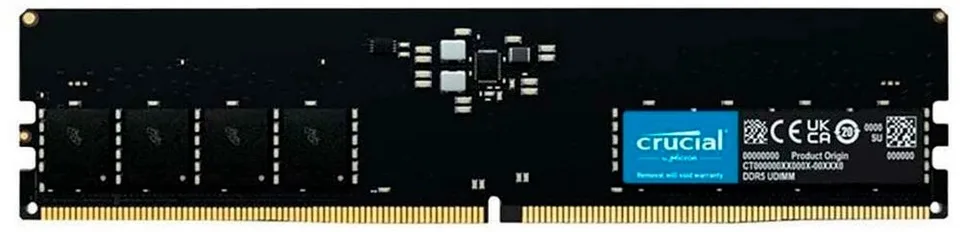 Оперативная память Crucial CT16G56C46U5T DDR5 16 ГБ 5600 МГц