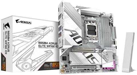 Материнская плата GIGABYTE B850M AORUS ELITE WIFI6E ICE