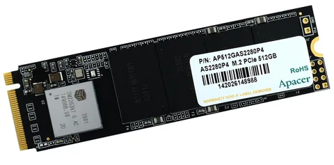 SSD Apacer AP512GAS2280P4-1 512 ГБ M.2 NVMe