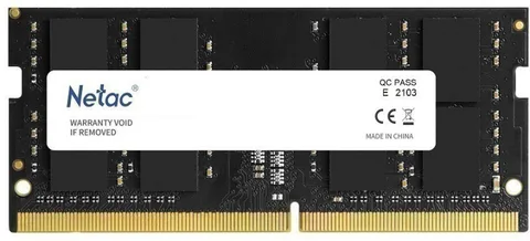 Оперативная память Netac NTBSD4N26SP-16 DDR4 SO-DIMM 16 ГБ 2666 МГц