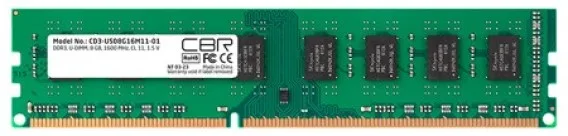 Оперативная память CBR CD3-US08G16M11-01 DDR3 8 ГБ 1600 МГц
