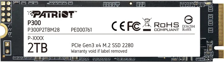 SSD Patriot Memory P300P2TBM28 2 ТБ M.2 NVMe