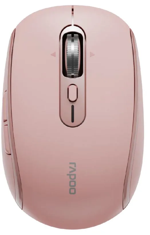 Мышь Rapoo M590 Silent, розовый