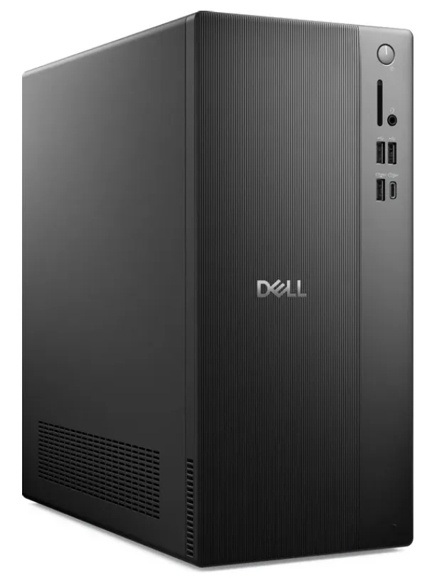 Компьютер Dell Tower ECT1250 MT Dell/3857 i3-14100/8GB/512GB SSD/UHD Graphics 730/WiFi/BT/180W/kbd/mouse/Win11Pro/black
