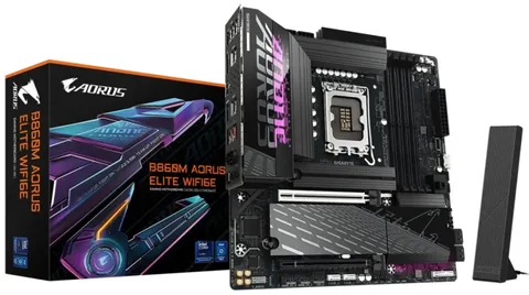 Материнская плата GIGABYTE B860M AORUS ELITE WIFI6E