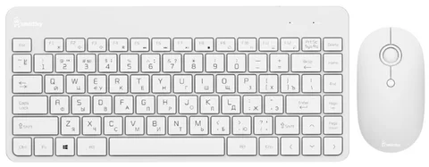 Клавиатура и мышь SmartBuy 220349AG, белый