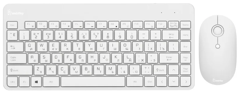 Клавиатура и мышь SmartBuy 220349AG, белый