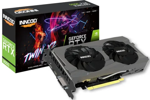 Видеокарта Inno3D GeForce RTX 3050 TWIN X2 8 ГБ (N30502-08D6-1711VA41)