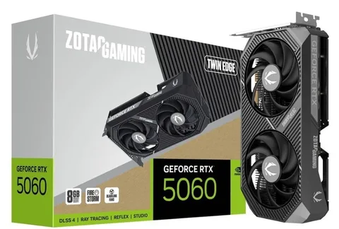 Видеокарта Zotac GeForce RTX 5060 TWIN EDGE 8 ГБ (ZT-B50600E-10M)