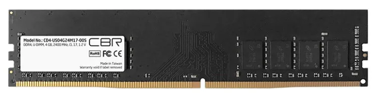 Оперативная память CBR CD4-US04G24M17-00S DDR4 4 ГБ 2400 МГц