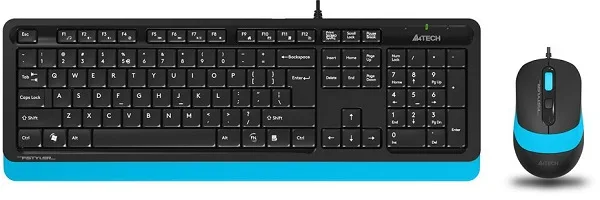 Клавиатура и мышь A4Tech F1010 BLUE