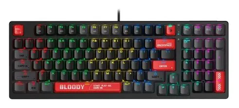 Клавиатура A4Tech Bloody S98, красный