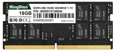 Оперативная память KingDian DDR5-NB-16GB-56-46 DDR5 SO-DIMM 16 ГБ 5600 МГц