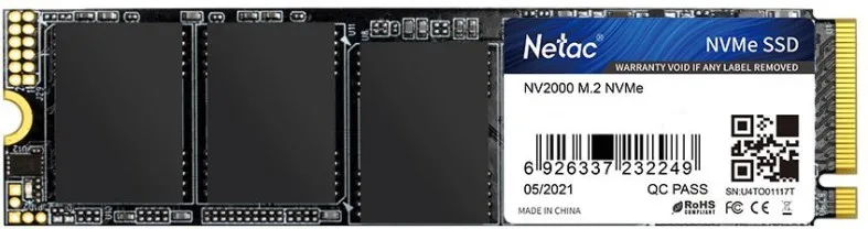 SSD Netac NT01NV2000-256-E4X 256 ГБ M.2 NVMe