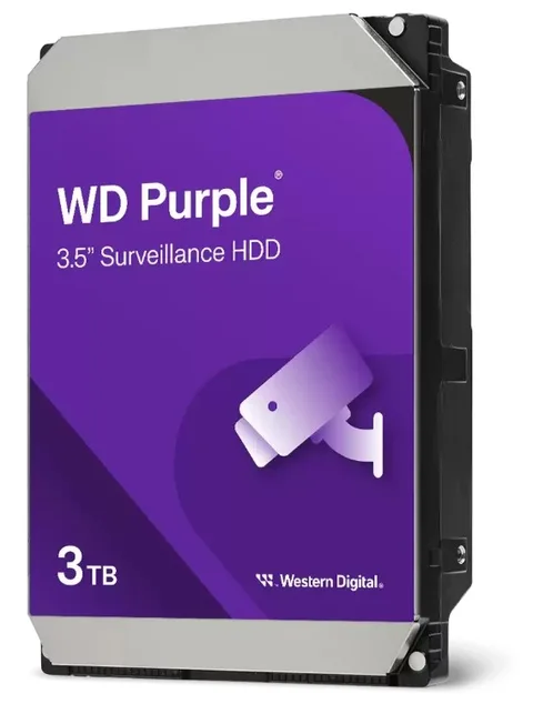 Жёсткий диск Western Digital Purple 3 ТБ
