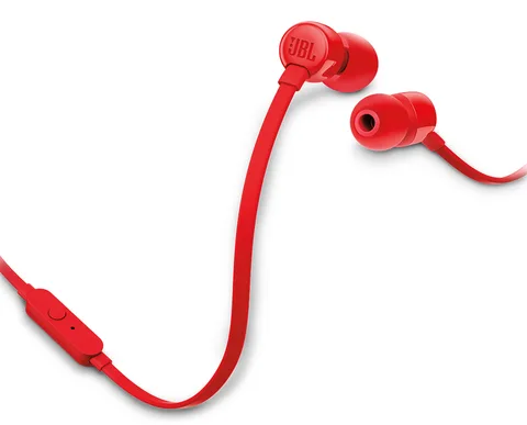 Наушники JBL T110, красный