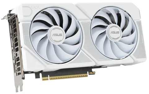 Видеокарта ASUS GeForce RTX 5060 TI DUAL WHITE OC 16 ГБ (DUAL-RTX5060TI-O16G-WHITE)