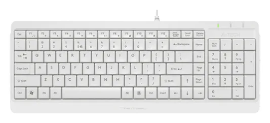 Клавиатура A4Tech Fstyler FK15, белый