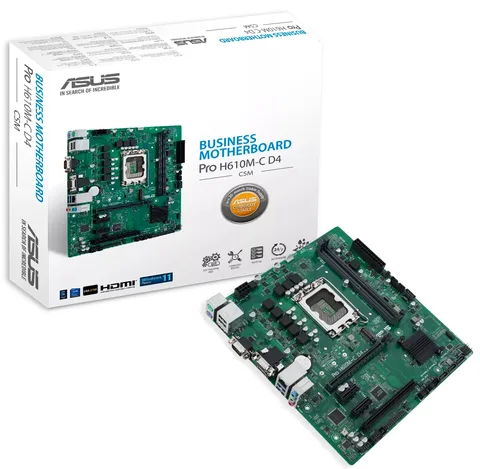 Материнская плата ASUS PRO H610M-C D4-CSM