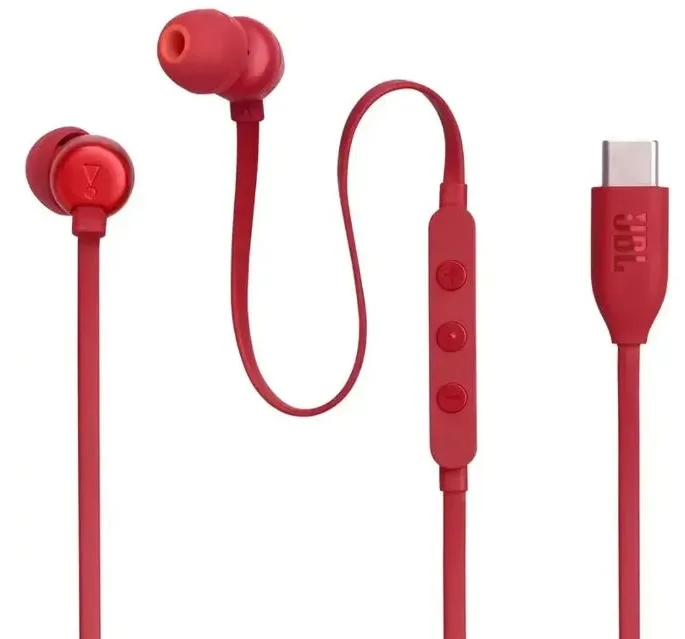 Гарнитура JBL TUNE 310C, красный