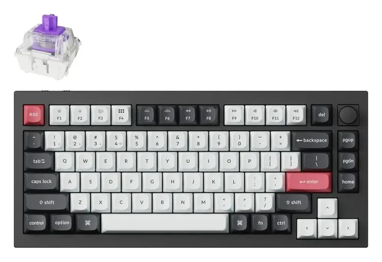 Клавиатура Keychron Q1 HE, чёрный