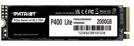 SSD Patriot Memory P400 Lite 2 ТБ M.2 NVMe