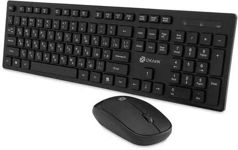Клавиатура и мышь Oklick S255W