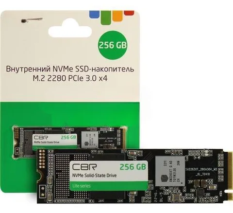 SSD CBR SSD-256GB-M.2-LT22 256 ГБ M.2 NVMe