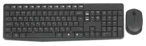 Клавиатура и мышь Logitech MK235, чёрный