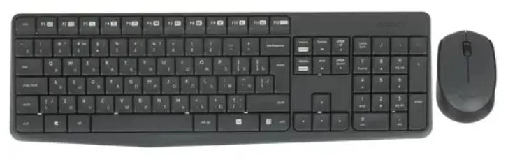 Клавиатура и мышь Logitech MK235, чёрный
