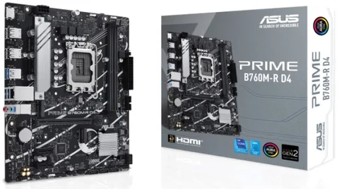 Материнская плата ASUS PRIME B760M-R D4