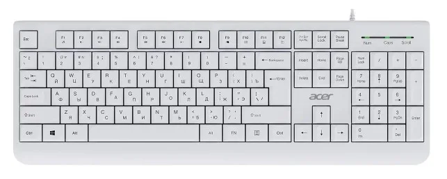 Клавиатура Acer OKW400, белый