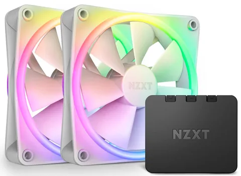 Вентилятор NZXT F120 RGB DUO, белый
