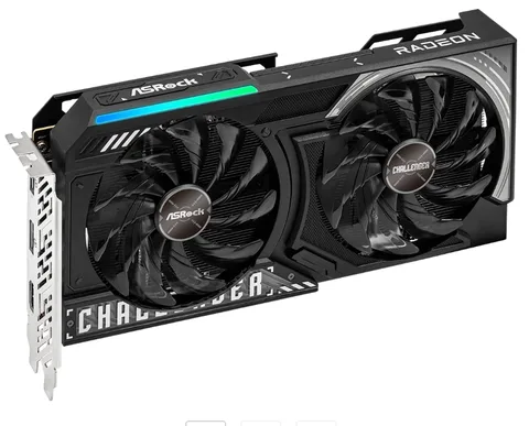 Видеокарта PCI-E ASRock Radeon RX 9060 Challenger (RX9060 CL 8G) 8GB GDDR6 128bit 4nm 2990/18000MHz HDMI 2*DP