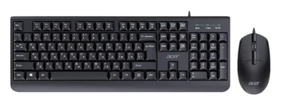 Клавиатура и мышь Acer OCC400, чёрный