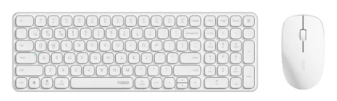 Клавиатура и мышь Rapoo 9320M-WHT