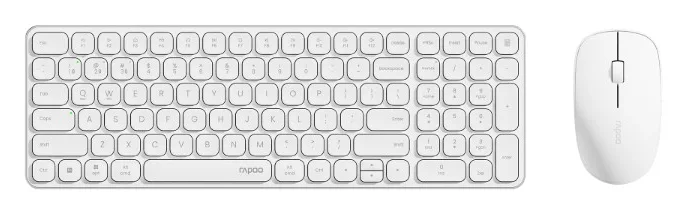Клавиатура и мышь Rapoo 9320M-WHT
