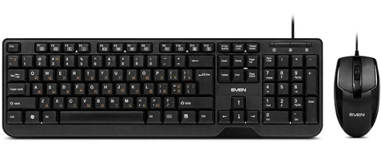 Клавиатура и мышь Sven KB-S330C Black USB