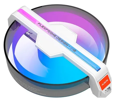 Вентилятор ALSEYE Φ12(DM12)-W (Clear Frame)
