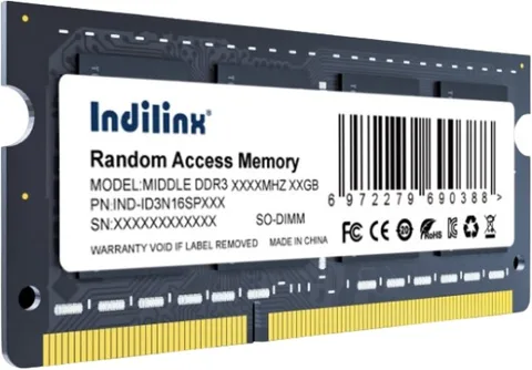 Оперативная память INDILINX IND-ID3N16SP08X DDR3 SO-DIMM 8 ГБ 1600 МГц