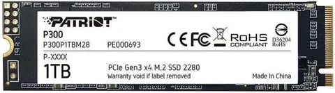 SSD Patriot Memory P300P1TBM28 1 ТБ M.2 NVMe
