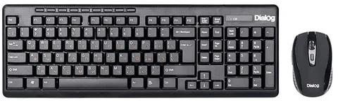 Клавиатура и мышь Dialog KMROP-4020U black USB