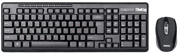 Клавиатура и мышь Dialog KMROP-4020U black USB