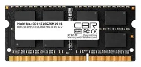 Оперативная память CBR CD4-SS16G26M19-01 DDR4 SO-DIMM 16 ГБ 2666 МГц